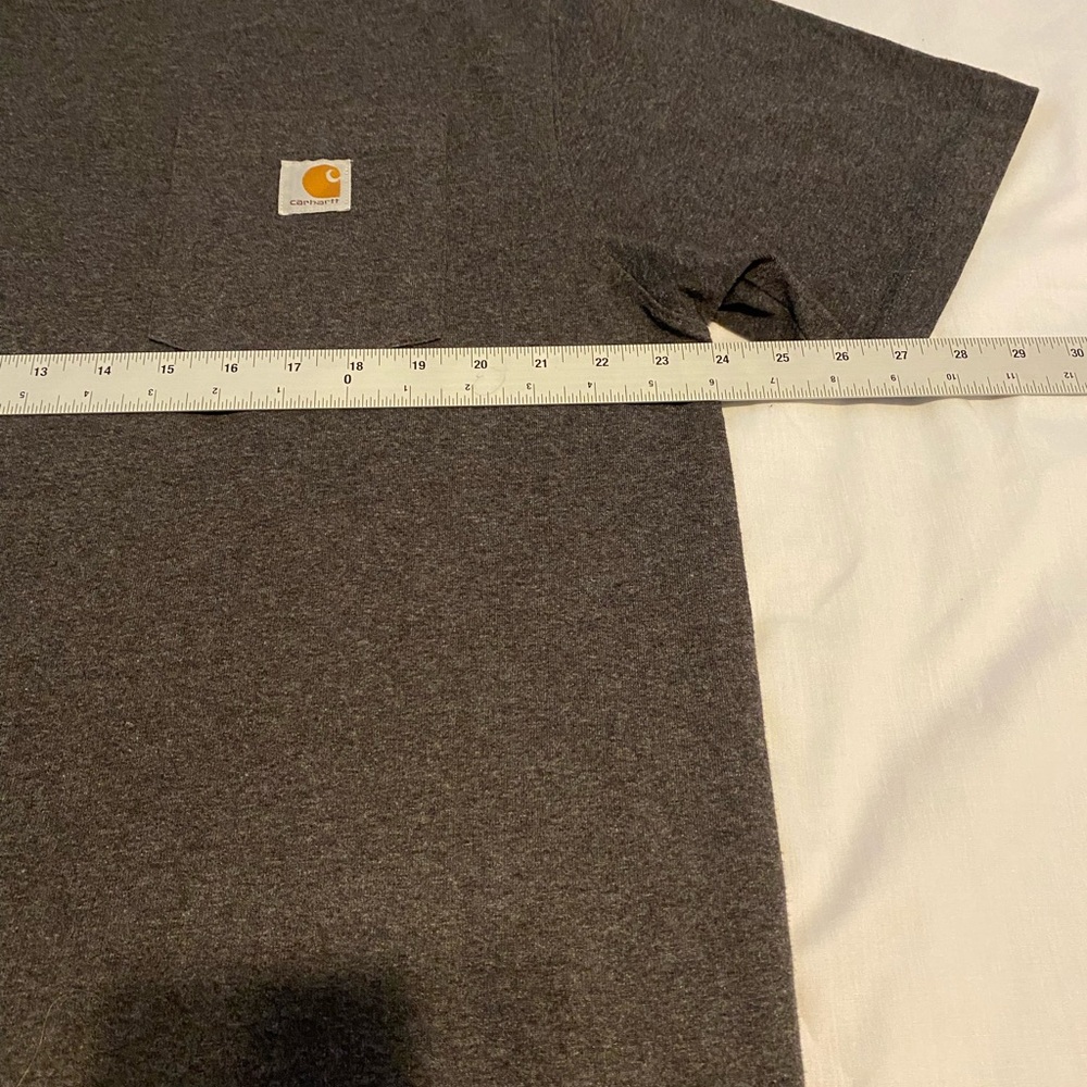 Carhartt Men's Gray T-Shirt SIZE L - Picture 4 of 9
